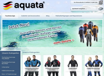 Aquata Onlineshop vs. Fachhandel