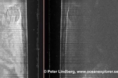 Sonarbild UFO (USO)? Fund in der Ostsee - © Peter Lindberg oceanexplorers.se Sonarbild UFO (USO)? Fund in der Ostsee - © Peter Lindberg oceanexplorers.se